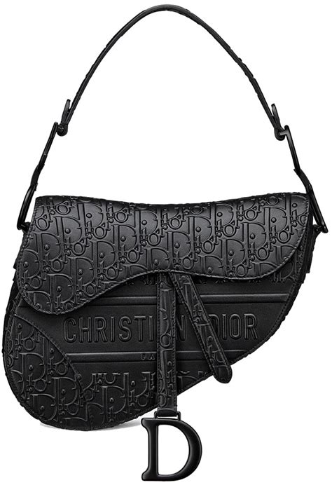 lady dior matte black large|dior matte black saddle bag.